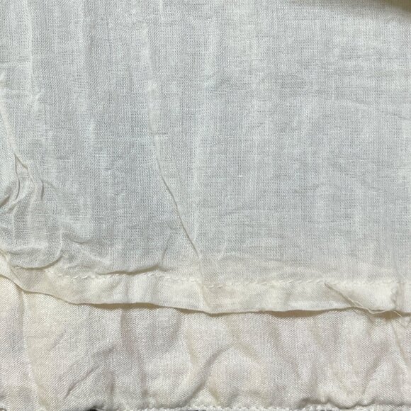 LulaSoul Halter Swing Dress Embroidered M (READ) Cream Peach Boho - Picture 8 of 11